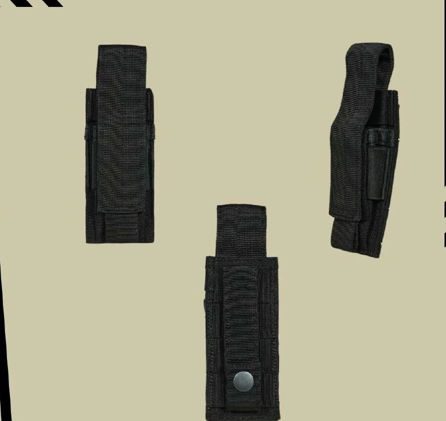 Single Pistol Mag Pouch in Black