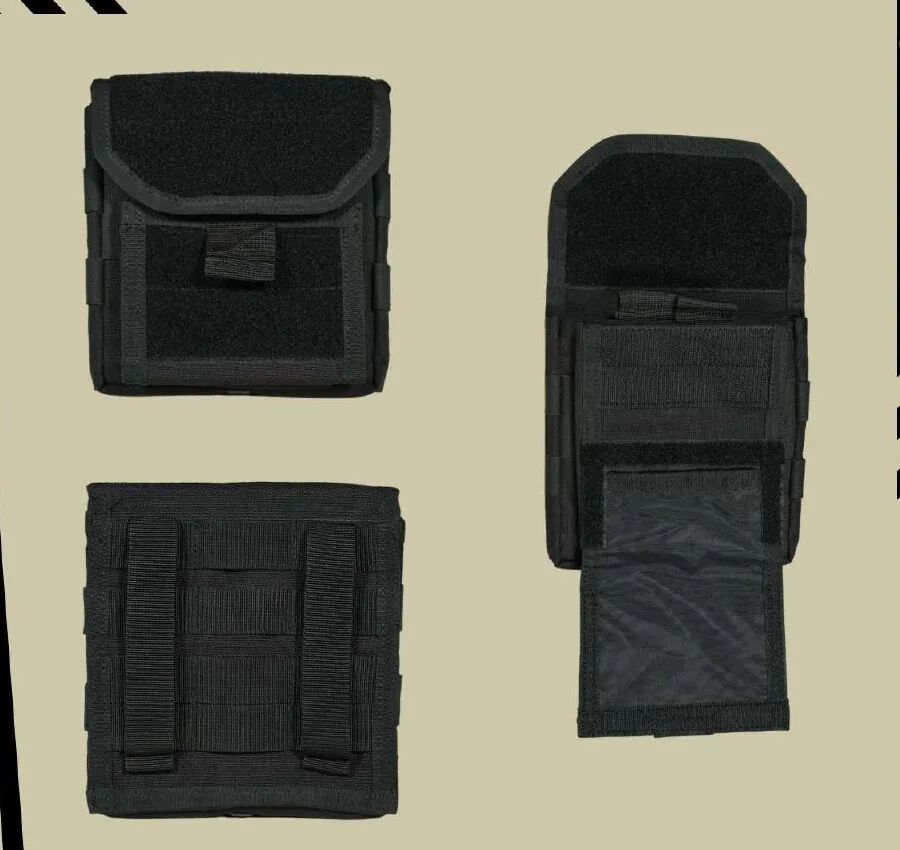 Identity + Utility Pouch in Black