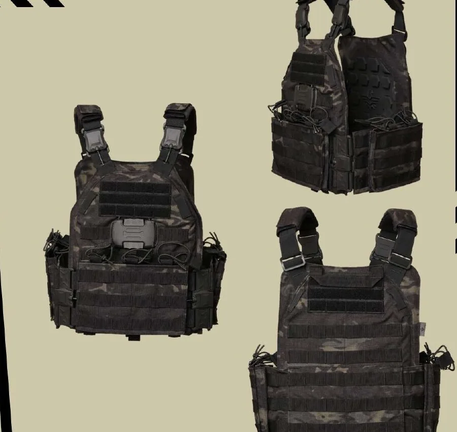 Quick Release Carrier in Black Multi-Cam