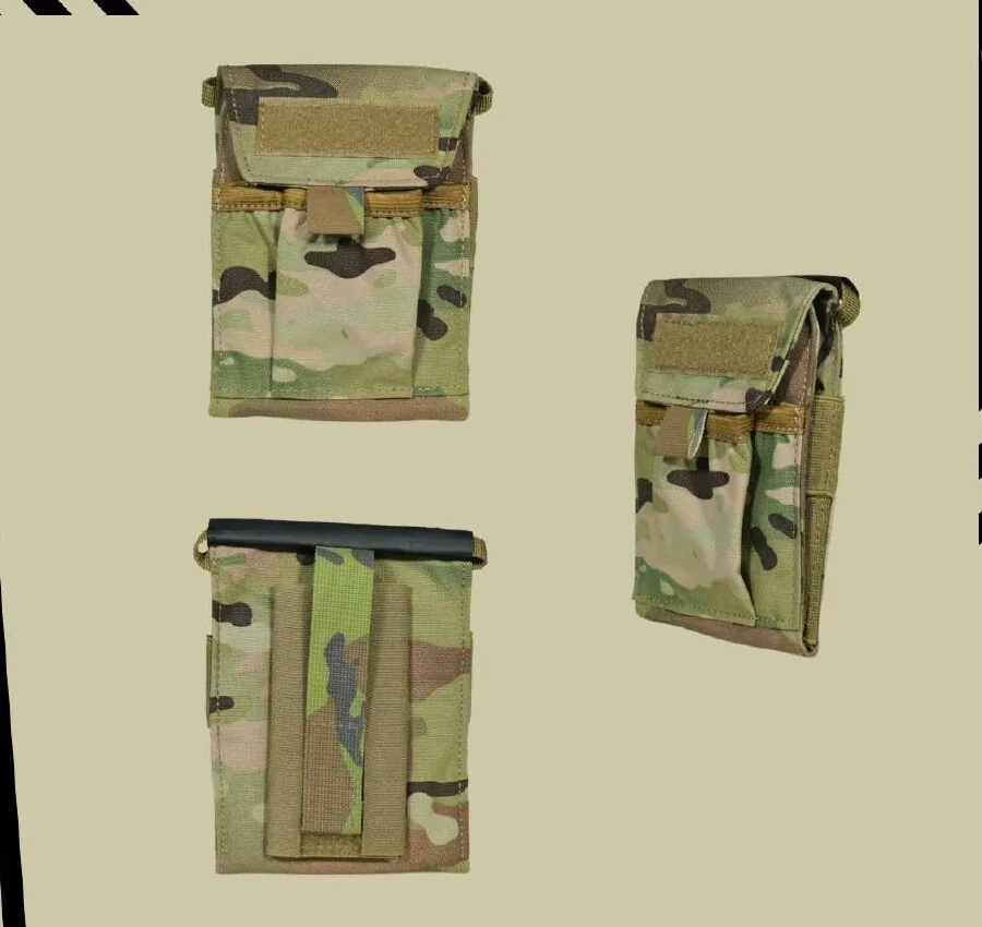 Tech Pouch in Green Multi-Cam