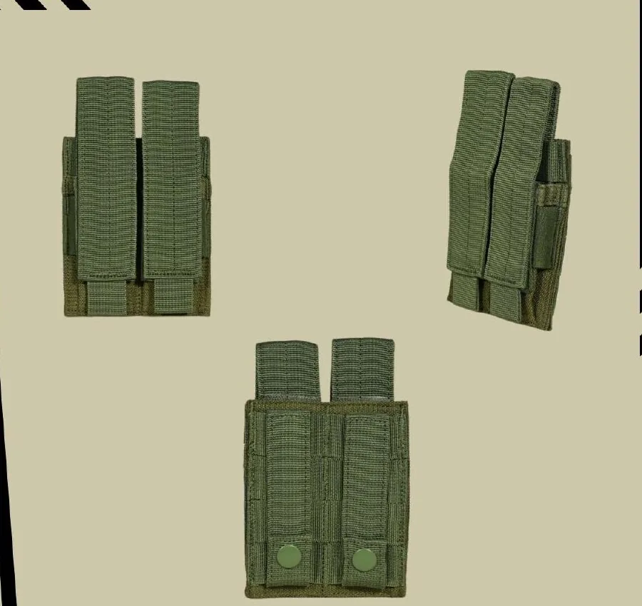 Double Pistol Mag Pouch in Green