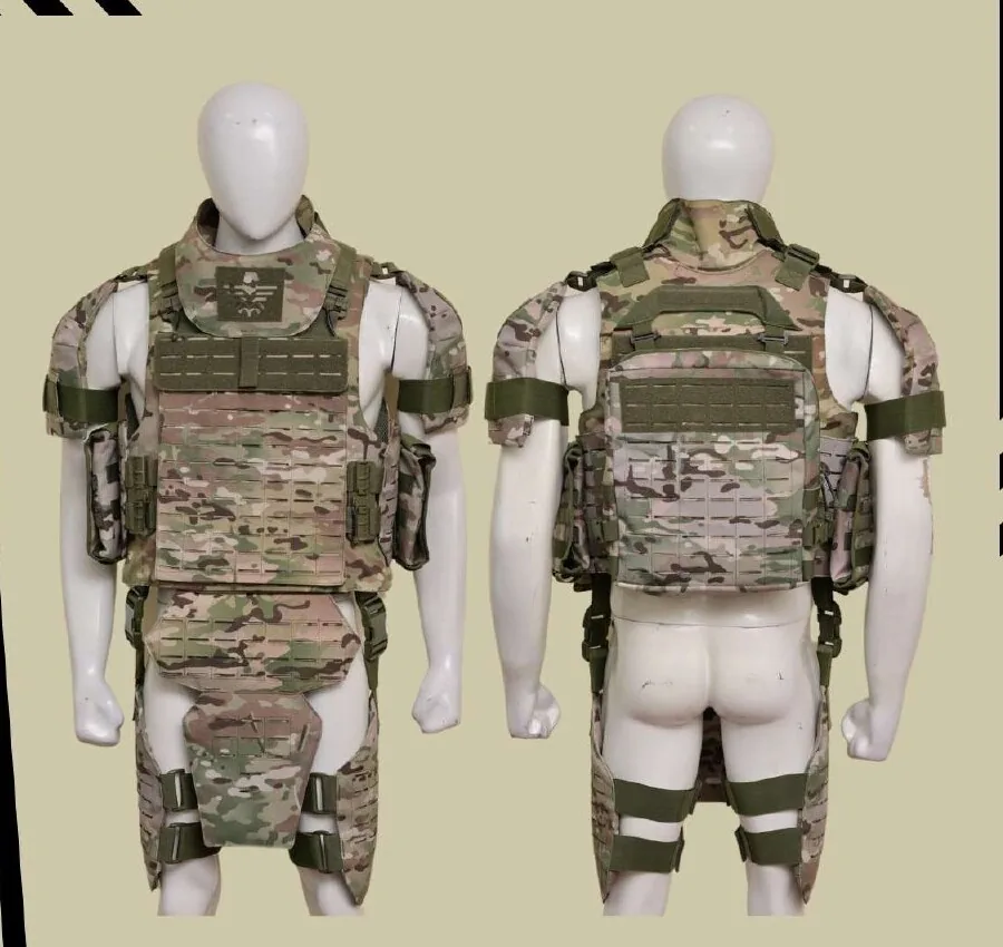 Body Armour Carrier in Green - Multi Cam