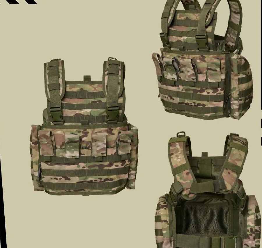 Chest Rig in Green Multi-Cam