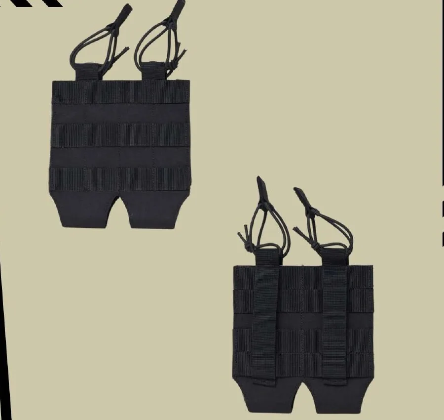 Dou Mag Pouch in Black