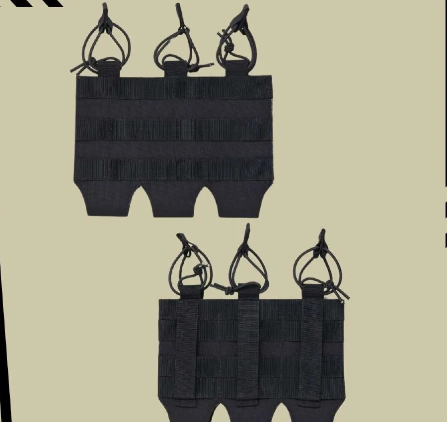 Triple Mag Pouch in Black