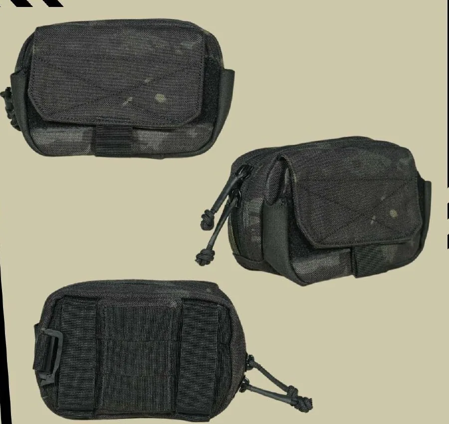 Digi Pouch in Black Multi Cam